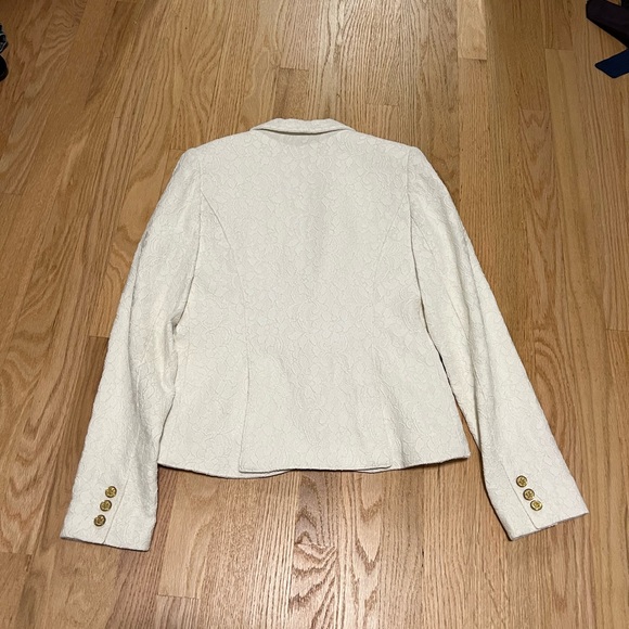 smythe off white floral lace jacquard blazer - Picture 8 of 13